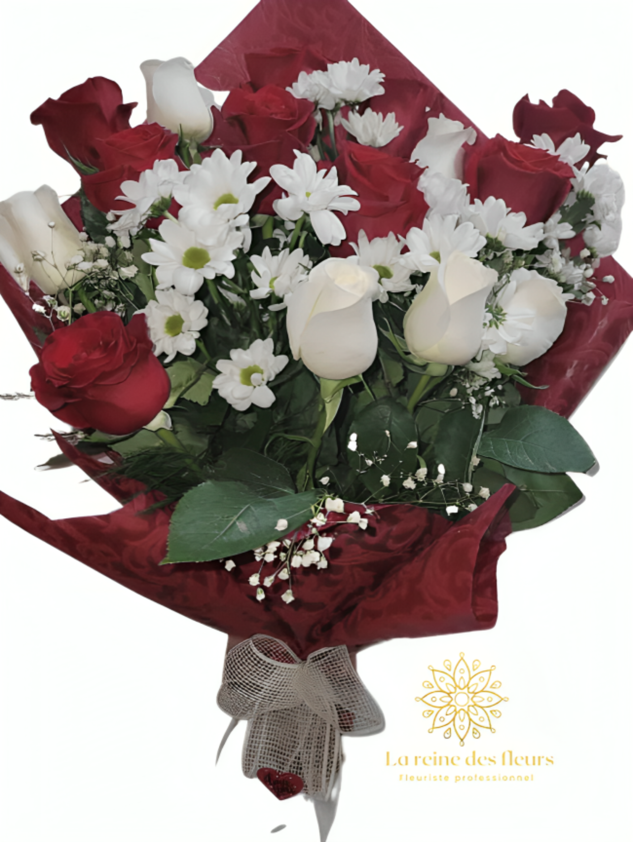 Bouquet Amour Des Roses V – Symphonie de Passion Éternelle 