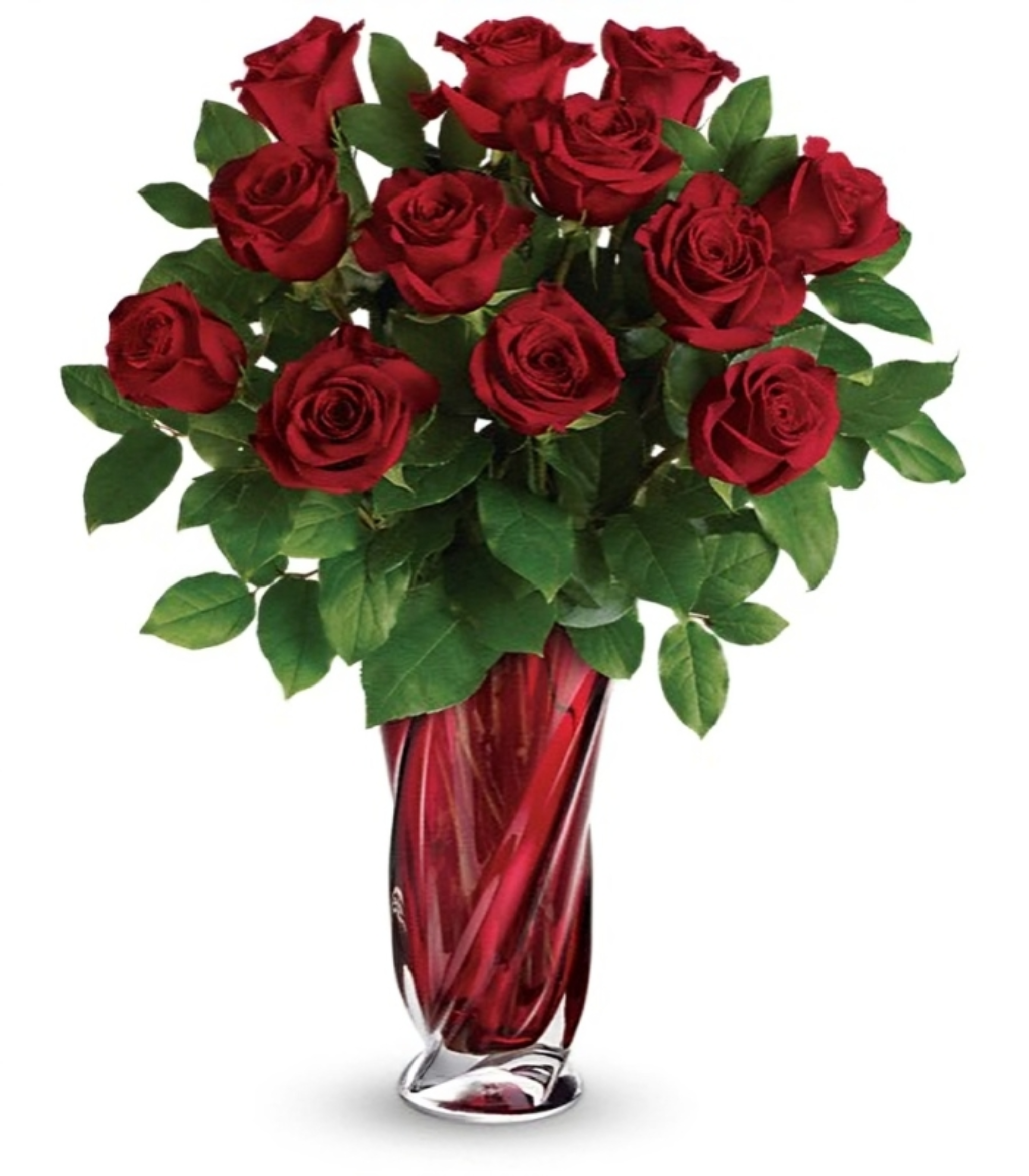 Bouquet Passion Éternelle – 12 Roses Rouges – Référence T14V210A