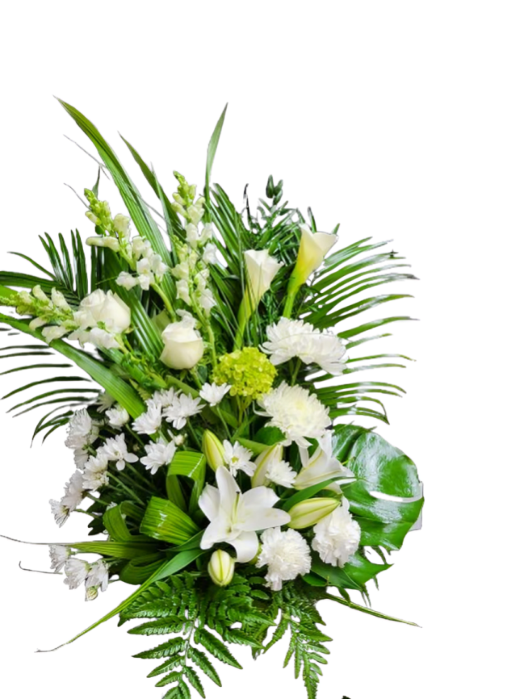Gerbe Florale Funéraire – Élégance et Harmonie - Référence 24c04