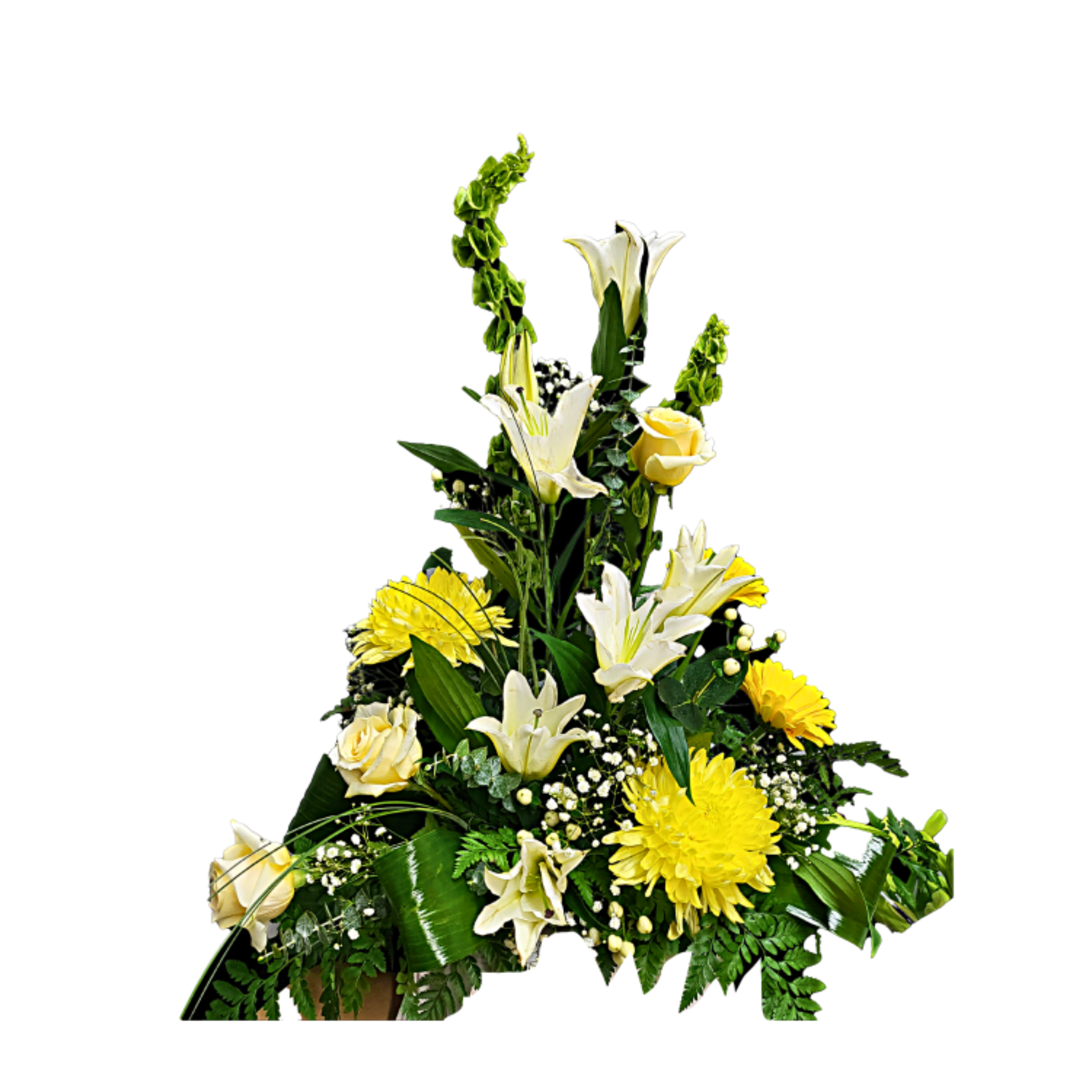 Gerbe Florale Lumineuse et Apaisante – Touche Jaune - Référence 24C417