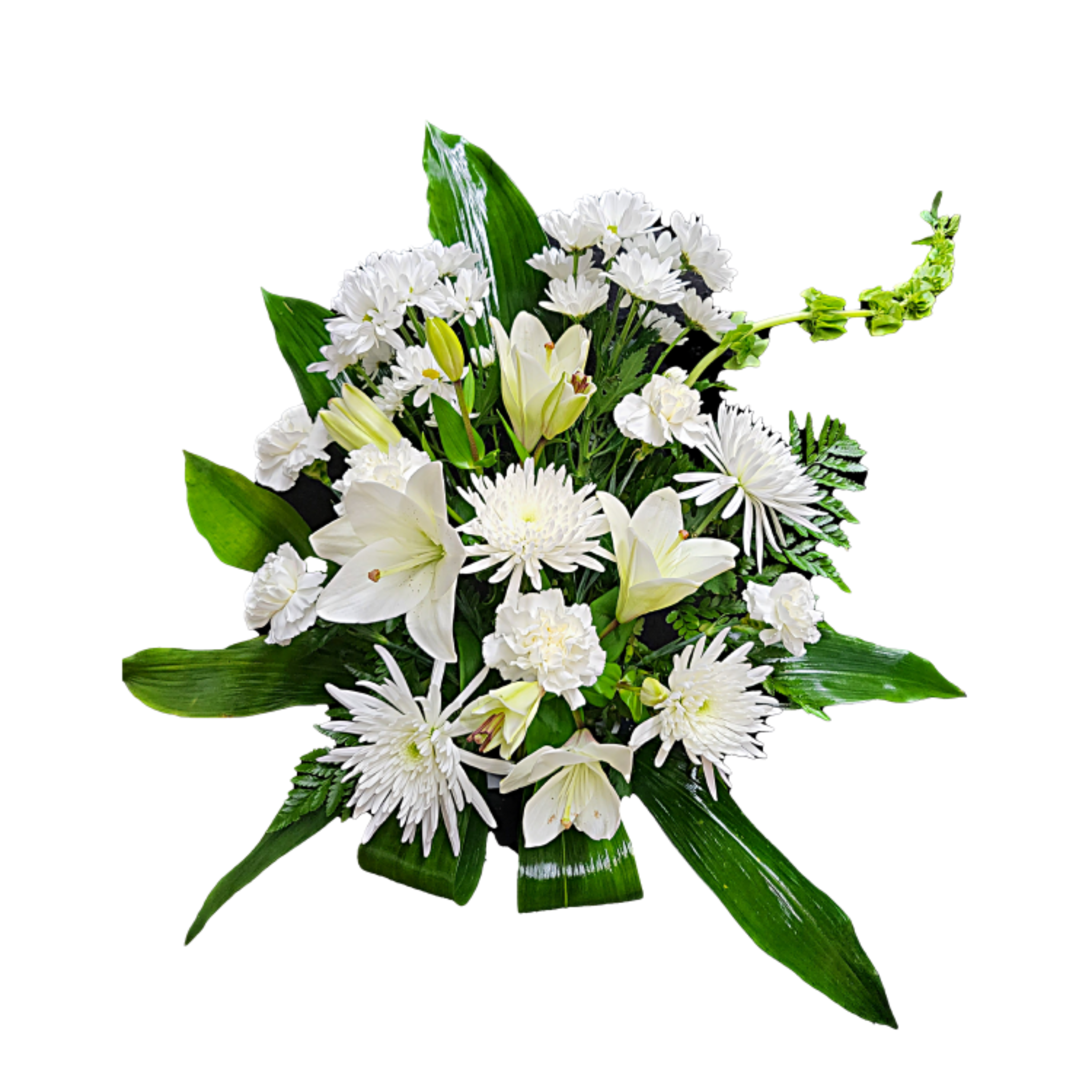 Gerbe Florale Étoile Blanche – Pureté et Sérénité en Fleurs - Référence RDF-C617 