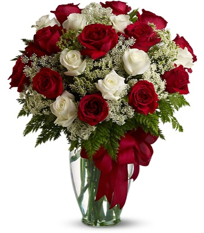 Roses Rouges et Blanches – Divin Amour – Référence T11Z101A