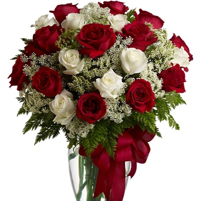 Roses Rouges et Blanches – Divin Amour – Référence T11Z101A